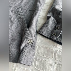 Prana Gray Hooded Sweatshirt